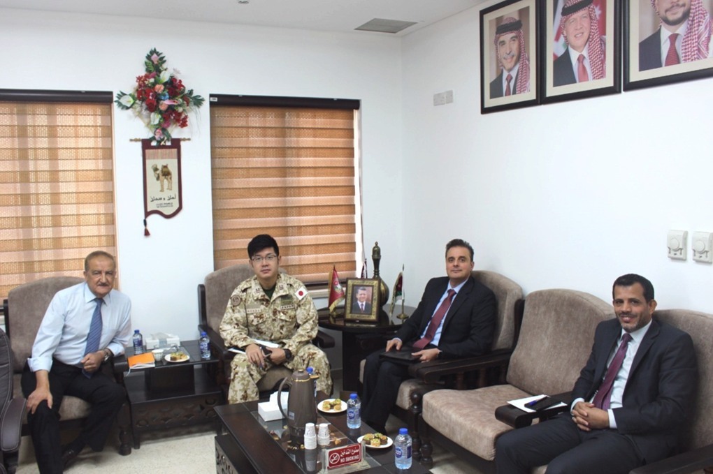 مدير "المصابين العسكريين" يستقبل الملحق العسكري الياباني 