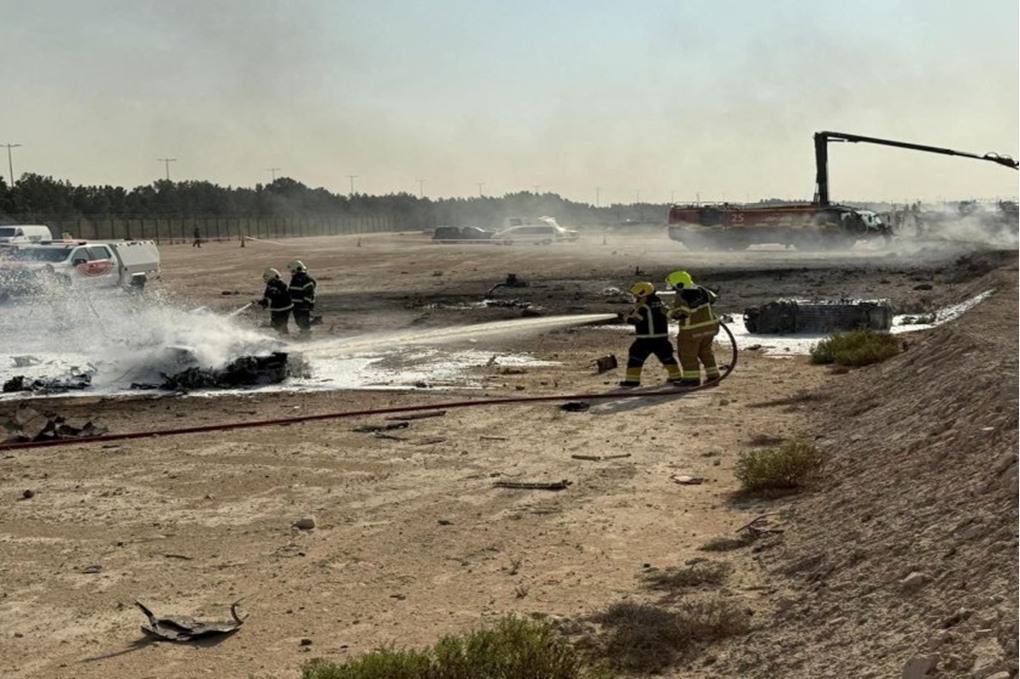مقتل طيار بتحطّم مقاتلة هندية في معرض دبي للطيران