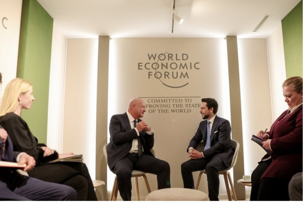 ولي العهد يلتقي المستشار النمساوي على هامش المنتدى الاقتصادي العالمي 