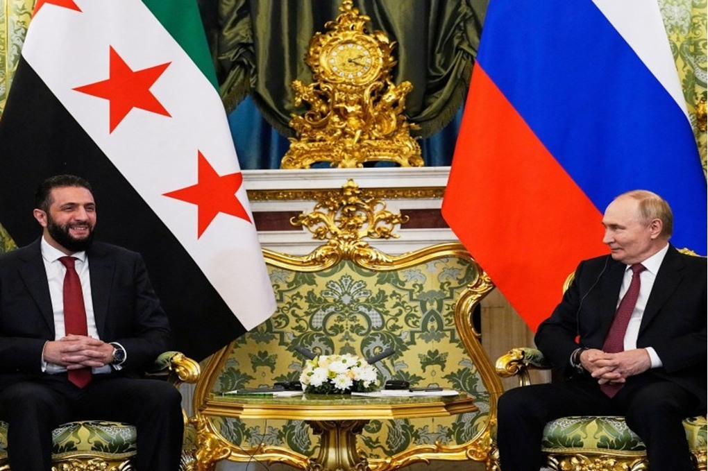 الشرع وبوتين يجريان محادثات في موسكو اليوم 