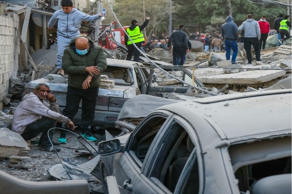 غارات إسرائيلية على قرى في جنوب لبنان 