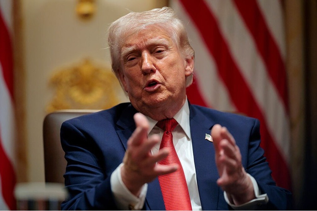 ترامب يهدد إيران: سنعيدهم إلى العصر الحجري ما لم يفتح مضيق هرمز 