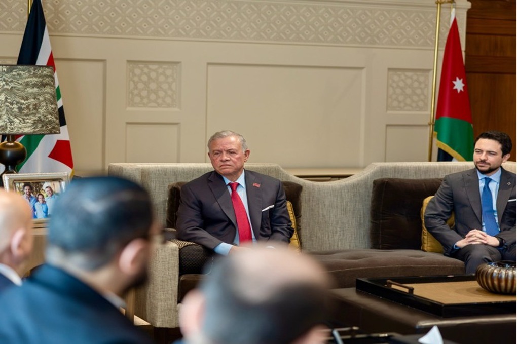 الملك يستقبل الوفد الوزاري السوري المشارك باجتماعات مجلس التنسيق الأعلى المشترك