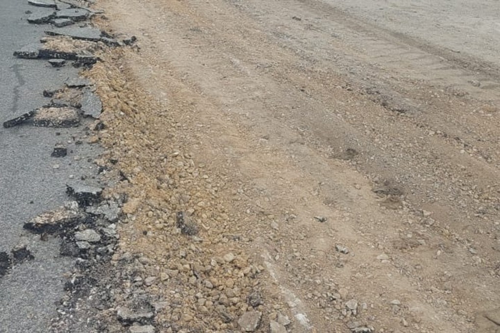 أشغال اربد تبدأ بتحسين الواقع المروري على تقاطع طريق البترول