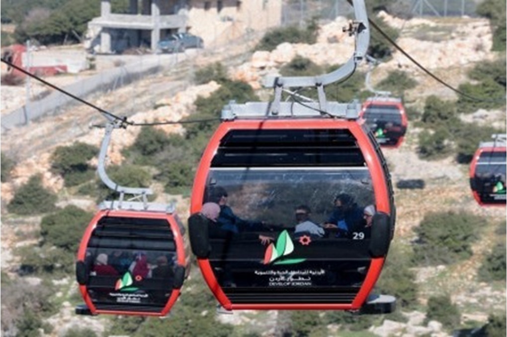 تلفريك عجلون.. أيقونة سياحية ريادية تعزز التنمية المستدامة والحركة الاقتصادية في المحافظة 