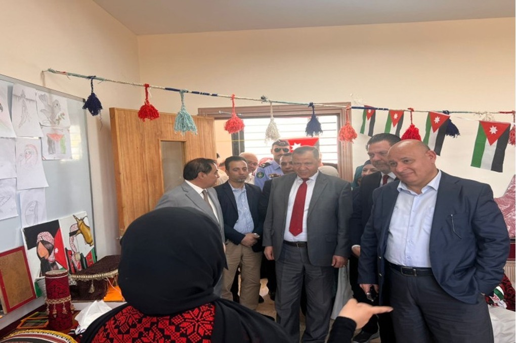 تربية جرش تفتتح ملحق غرف صفية في مدرسة أم قنطرة الثانوية للبنات