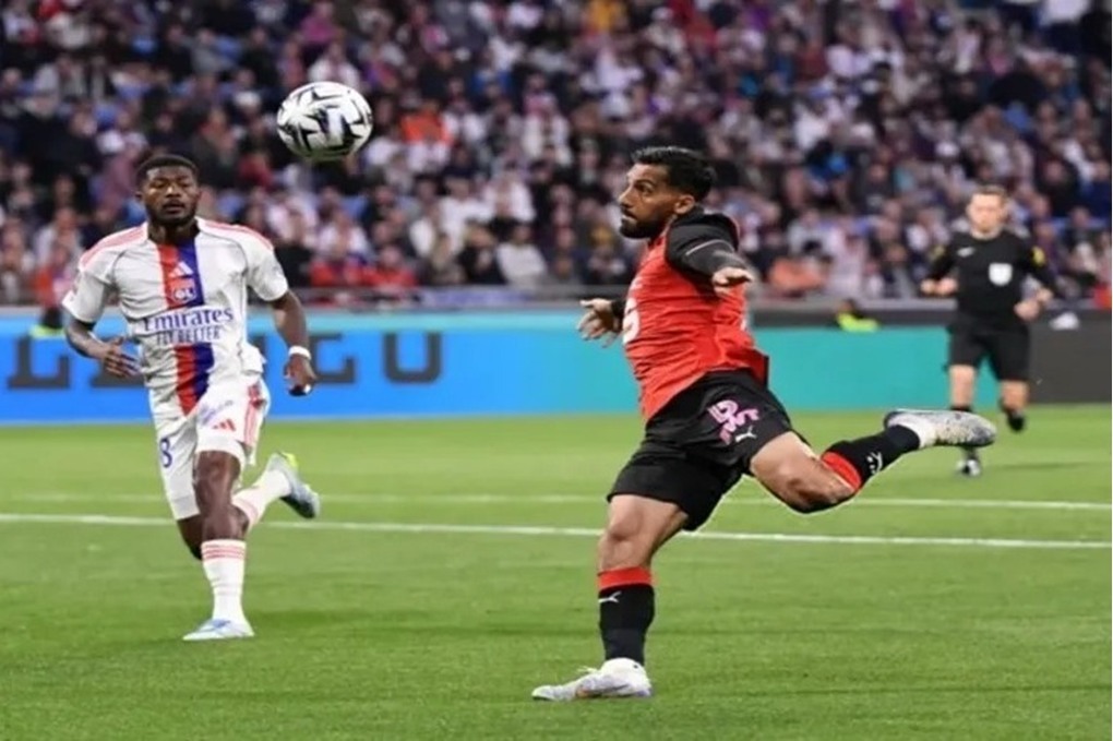 ولي العهد يدعو للتصويت لهدف موسى التعمري كأجمل هدف بالدوري الفرنسي 