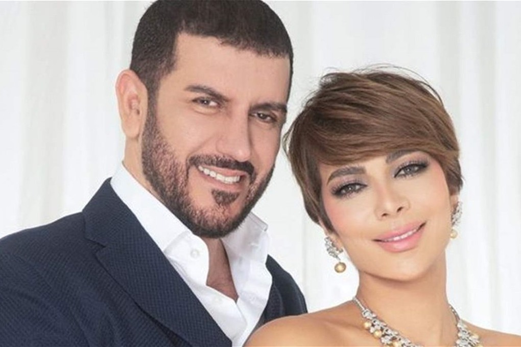 أصالة نصري تطل مع زوجها بعد شائعات طلاقهما