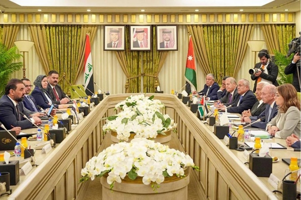 الفايز والحلبوسي يؤكدان أهمية مد أنبوب النفط العرا