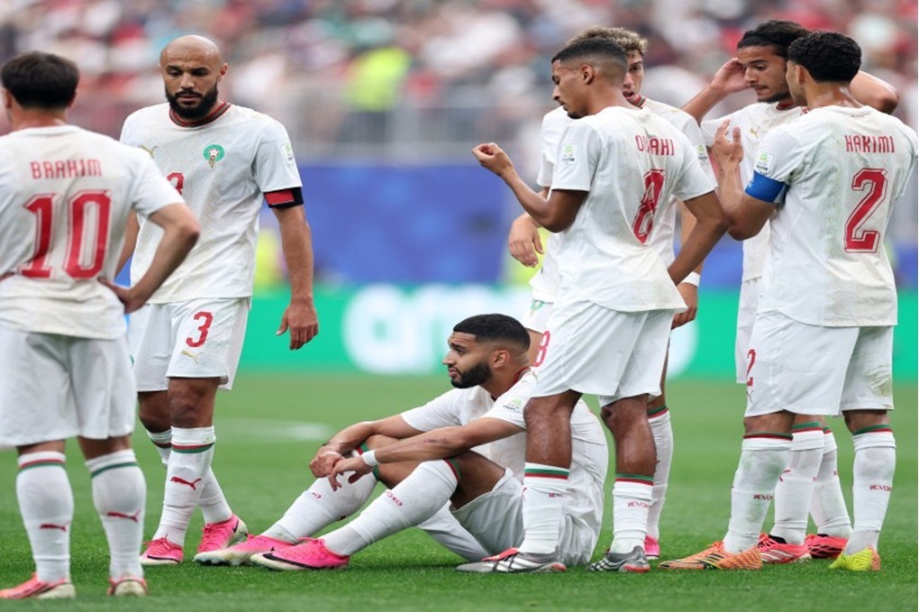 الهداف المغربي صيباري يغيب عن مواجهة فرنسا في ربع النهائي 